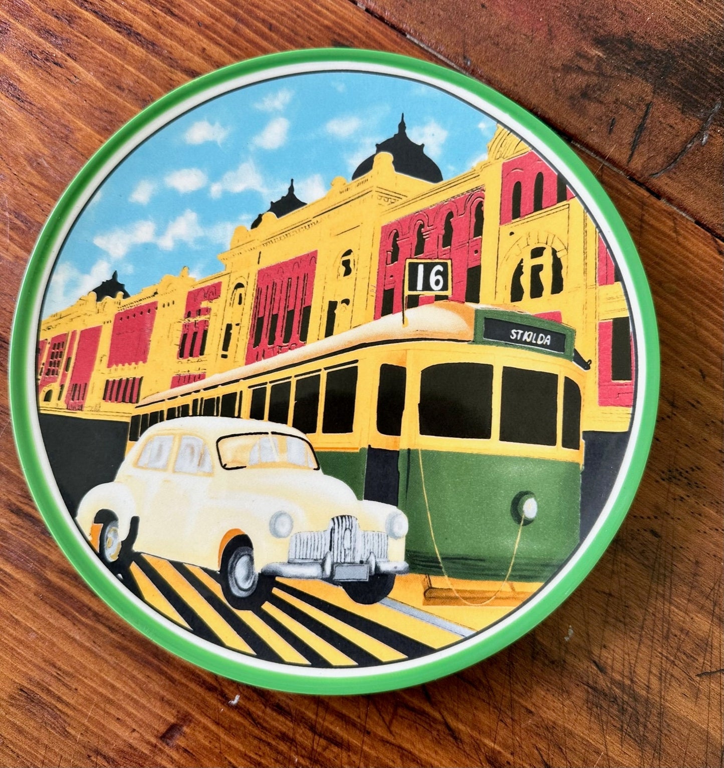 Melbourne Yesteryear Clarice Cliff Inspired Plate