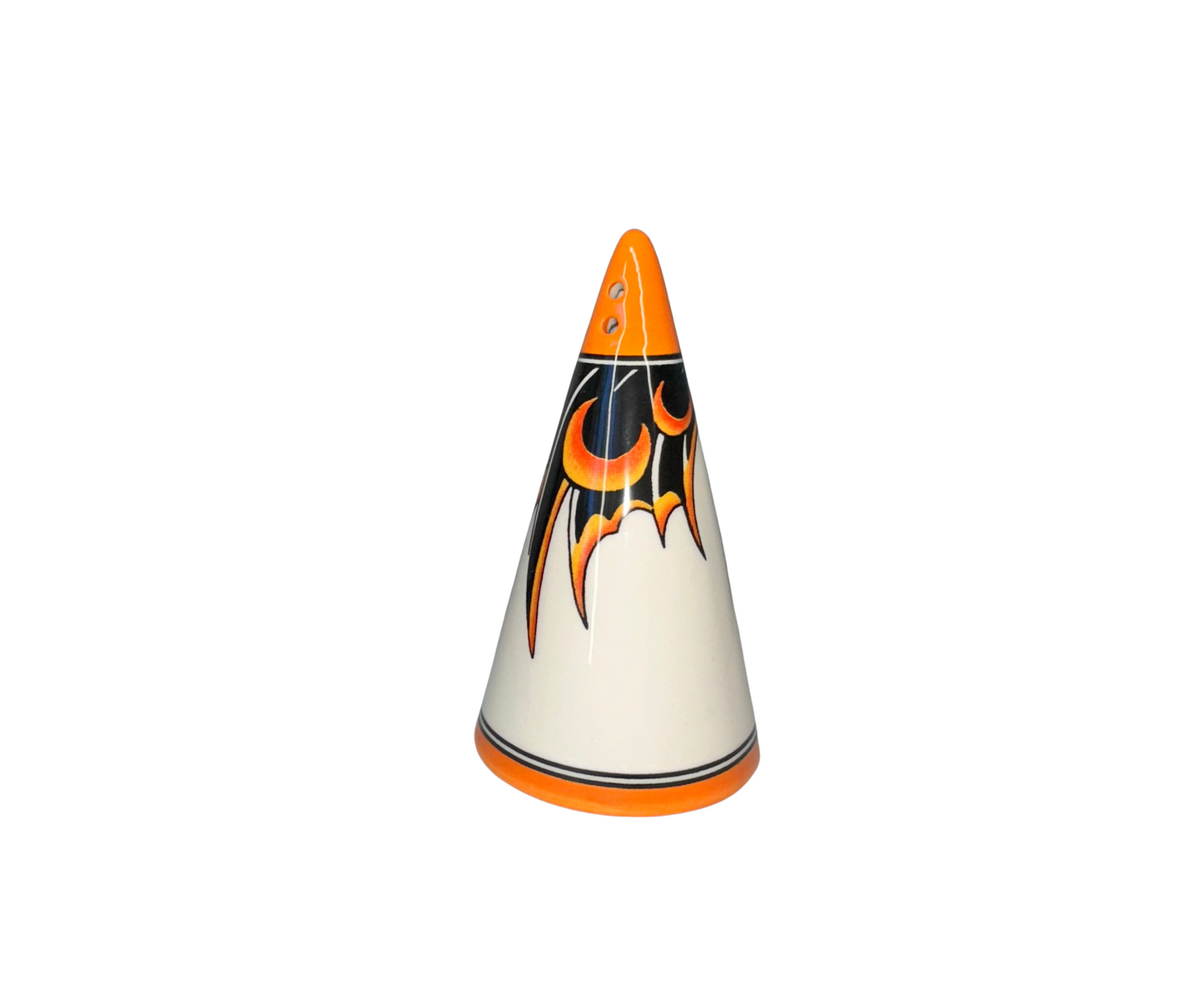 Art Deco Small Conical Sifter - Butterfly design