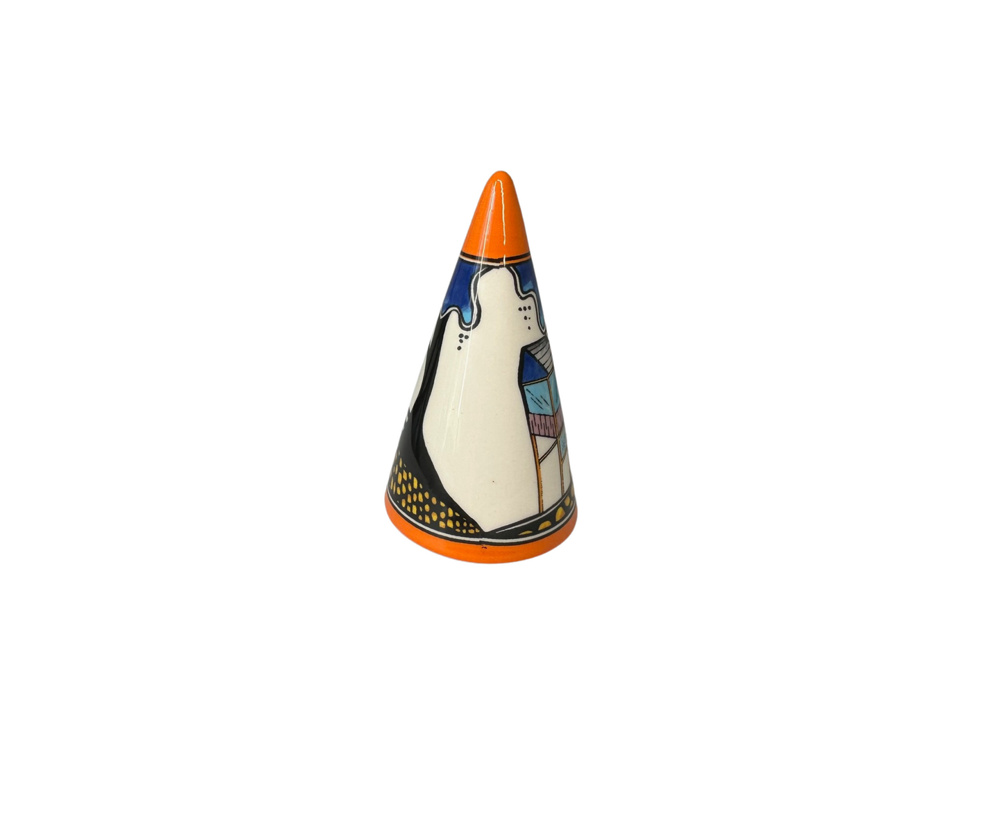 Art Deco Small Conical Sifter -Bangalow Design