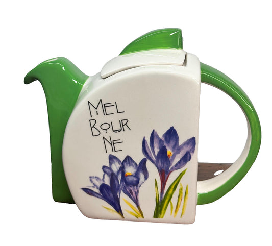 Crocus Melbourne Teapot Clarice Cliff Styling