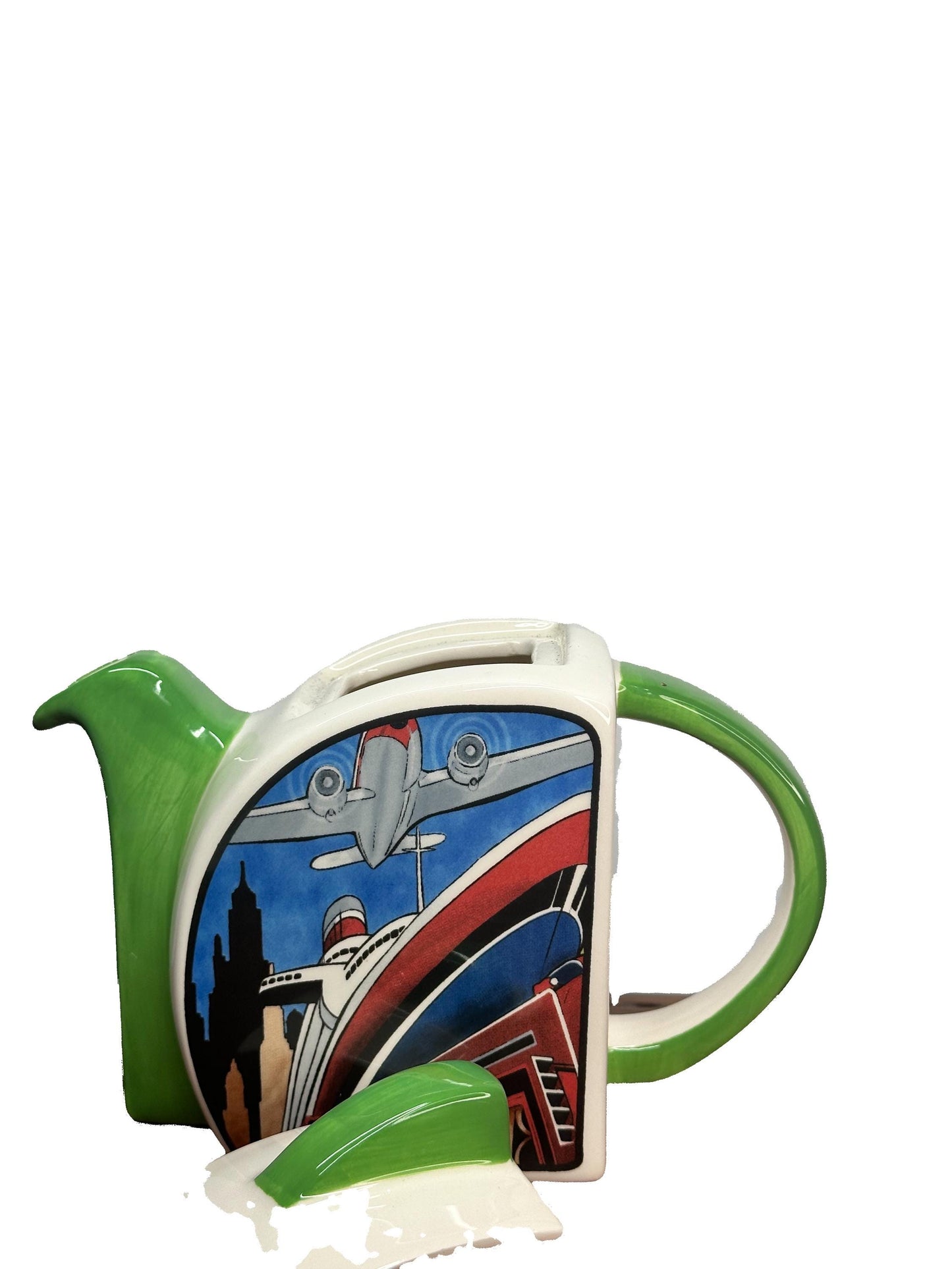 Transport of Yesteryear Steam Ship Propeller Plane Teapot