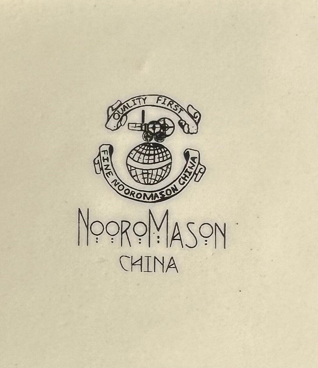 Nooromason Collectible Cruise liner plane train Teapot Clarice Cliff Style