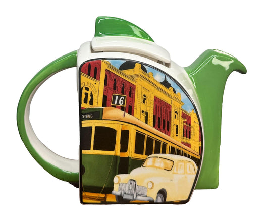 Melbourne of Yesteryear Art Deco Teapot