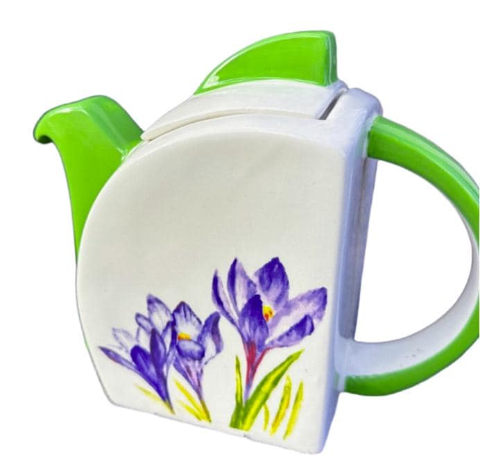 Art Deco Clarice Cliff style Crocus Tea Pot