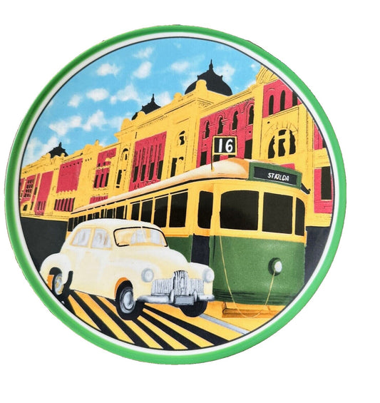 Melbourne Yesteryear Clarice Cliff Inspired Plate