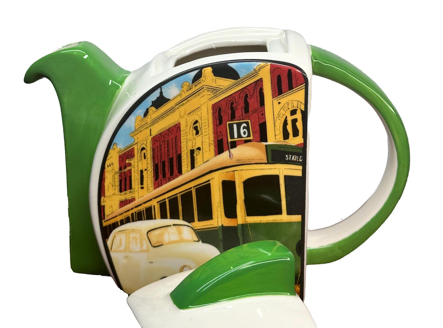 Melbourne of Yesteryear Art Deco Teapot