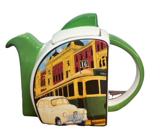 Melbourne of Yesteryear Art Deco Teapot