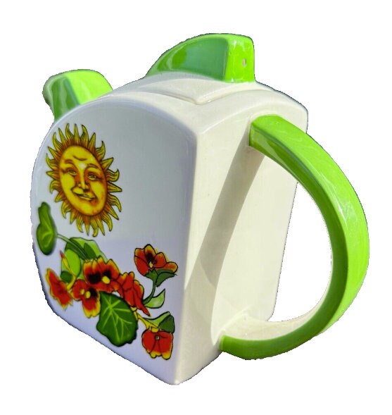 Art Deco Sunshine & Nasturtium collectible teapot
