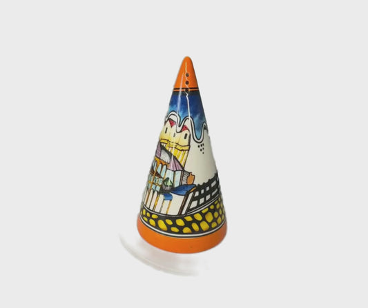 large sifter conical shaped art deco