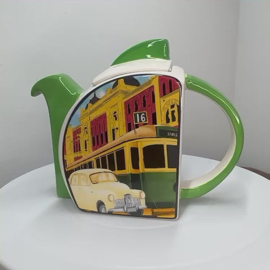 melbourne streetscape video teapot