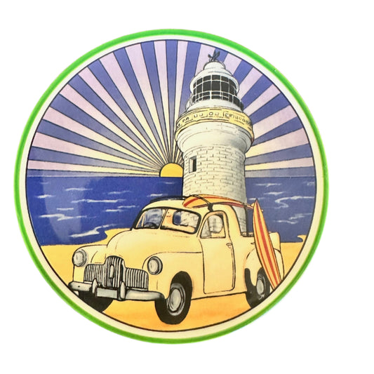 sunry-holden-surfer-lighhouse-plate